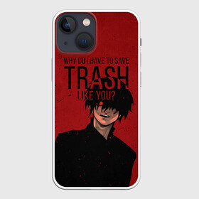 Чехол для iPhone 13 mini с принтом Trash ,  |  | anime | ghoul | juzo | kaneki | kaneki ken | ken | suzuya | tokyo | tokyo ghoul | аниме | гуль | джузо | джузо сузуя | канеки | кен | кен канеки | рей | сейдо | сузуя | токийский гуль | япония