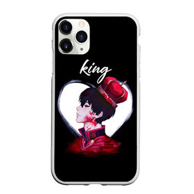 Чехол для iPhone 11 Pro Max матовый с принтом King , Силикон |  | anime | ghoul | juzo | kaneki | kaneki ken | ken | suzuya | tokyo | tokyo ghoul | аниме | гуль | джузо | джузо сузуя | канеки | кен | кен канеки | рей | сейдо | сузуя | токийский гуль | япония