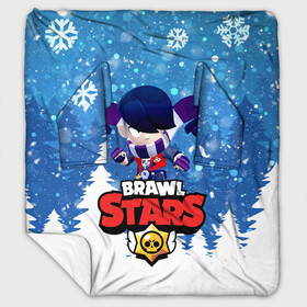 Плед с рукавами с принтом Brawl Stars Эдгар , 100% полиэстер | Закругленные углы, все края обработаны. Ткань не мнется и не растягивается. Размер 170*145 | 2021.new year | brawl | brawl stars | christmas | edgar | stars | бравл старс | брол старс | игра | мобильная игра | мобильные игры | новогодний | новый год | рождественский | эдгар