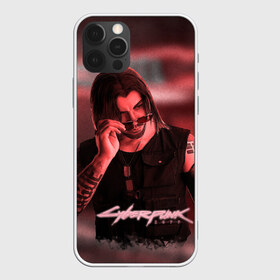 Чехол для iPhone 12 Pro Max с принтом Johnny Silverhand Cyberpunk , Силикон |  | ceberpunk | johnny | silverhand | андроид | джонни | киану | киберпанк | киборг | ривз | сильверхенд