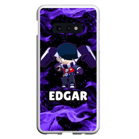 Чехол для Samsung S10E с принтом BRAWL STARS EDGAR , Силикон | Область печати: задняя сторона чехла, без боковых панелей | 8 bit | 8 бит | brawl | brawl stars | crow | edgar | leon | stars | бравл | бравл старс | браво старс | едгар | игра | компьютерная | леон | огонь | онлайн | старс | эдгар