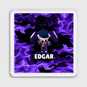 Магнит 55*55 с принтом BRAWL STARS EDGAR , Пластик | Размер: 65*65 мм; Размер печати: 55*55 мм | 8 bit | 8 бит | brawl | brawl stars | crow | edgar | leon | stars | бравл | бравл старс | браво старс | едгар | игра | компьютерная | леон | огонь | онлайн | старс | эдгар