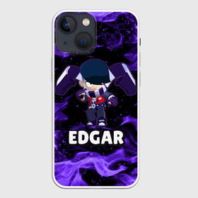 Чехол для iPhone 13 mini с принтом BRAWL STARS EDGAR ,  |  | 8 bit | 8 бит | brawl | brawl stars | crow | edgar | leon | stars | бравл | бравл старс | браво старс | едгар | игра | компьютерная | леон | огонь | онлайн | старс | эдгар