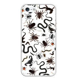 Чехол для iPhone 5/5S матовый с принтом Жуткие насекомые , Силикон | Область печати: задняя сторона чехла, без боковых панелей | арт | белый | живность | животные | жук | жуткие насекомые | жуть | змея | клоп | набор насекомых | опарыш | паразит | паук | пиявка | рисунок | сколопендра | скорпион | таракан | фон | червь | ядовитый