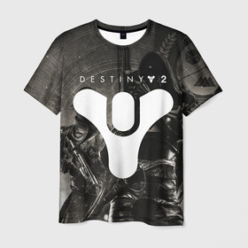 Мужская футболка 3D с принтом DESTINY , 100% полиэфир | прямой крой, круглый вырез горловины, длина до линии бедер | beyond light | destiny | destiny 2 | дестини | игры