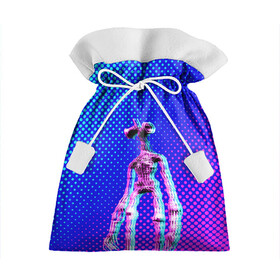 Подарочный 3D мешок с принтом Siren Head - Helloween , 100% полиэстер | Размер: 29*39 см | glitch | glitch siren head | rgb | siren head | sirena | глитч | глич | ретро | сирейноголовый | сирена | сиреноголовый
