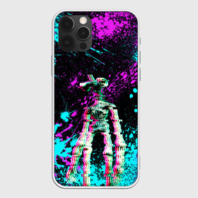 Чехол для iPhone 12 Pro Max с принтом Siren Head - Ultra Glitch , Силикон |  | glitch | glitch siren head | rgb | siren head | sirena | глитч | глич | ретро | сирейноголовый | сирена | сиреноголовый