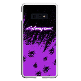 Чехол для Samsung S10E с принтом Cyberpunk neon. , Силикон | Область печати: задняя сторона чехла, без боковых панелей | cd project red | cyberpunk 2077 | keanu reeves | samurai | киану ривз | киберпанк 2077 | самураи