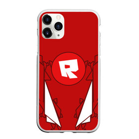 Чехол для iPhone 11 Pro матовый с принтом Roblox Роблокс , Силикон |  | game | roblox | детский | знак | игра | красный | логотип | роблокс
