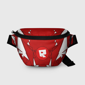 Поясная сумка 3D с принтом Roblox | Роблокс , 100% полиэстер | плотная ткань, ремень с регулируемой длиной, внутри несколько карманов для мелочей, основное отделение и карман с обратной стороны сумки застегиваются на молнию | game | roblox | детский | знак | игра | красный | логотип | роблокс