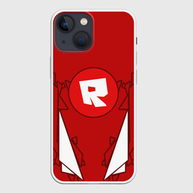 Чехол для iPhone 13 mini с принтом Roblox | Роблокс ,  |  | game | roblox | детский | знак | игра | красный | логотип | роблокс