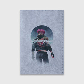 Обложка для паспорта матовая кожа с принтом Cyberpunk 2077 Девушка с розовыми короткими волосами , натуральная матовая кожа | размер 19,3 х 13,7 см; прозрачные пластиковые крепления | 2077 | action | cyberpunk | cyberpunk 2077 | rpg | игра | киберпанк | найт сити | рпг