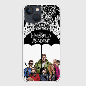 Чехол для iPhone 13 mini с принтом АКАДЕМИЯ АМБРЕЛЛА ,  |  | netflix | the umbrella academy | академия амбрелла | вампир академия | лютер. | сериал нетфликс | элен пейдж