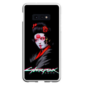 Чехол для Samsung S10E с принтом CYBERPUNK 2077 JAPAN , Силикон | Область печати: задняя сторона чехла, без боковых панелей | cd prodject | cyberpunk 2077 | future | game | japan | kianu | logo | pc | rpg | samurai | банды | будущее | игры | киану ривз | киберпанк | киберпанк 2077 | киборги | компьютер | рпг | самурай | шутер | япония