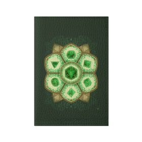 Обложка для паспорта матовая кожа с принтом DnD Dices - Clever , натуральная матовая кожа | размер 19,3 х 13,7 см; прозрачные пластиковые крепления | clever | dices | dnd | dungeons dragons | днд | игра | клевер | кубик