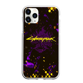 Чехол для iPhone 11 Pro Max матовый с принтом Cyberpunk 2077 , Силикон |  | cyberpunk 2077 | game | samurai | будущее | игра | киберпанк 2077 | сайберпанк | самурай