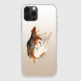 Чехол для iPhone 12 Pro Max с принтом летящая сова рисунок , Силикон |  | акварель | акварельный | арт | брызги | градиент | животные | звери | краска | крылья | момент | полет | потеки | рисунок | скетч | сова | филин