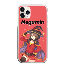 Чехол для iPhone 11 Pro Max матовый с принтом Megumin , Силикон |  | Тематика изображения на принте: aqua | darkness | kazuma | kono subarashii | konosuba | megumin | аква | богиня благословляет этот прекрасный мир | даркнес | даркнесс | казума | коносуба | мегумин | юн юн