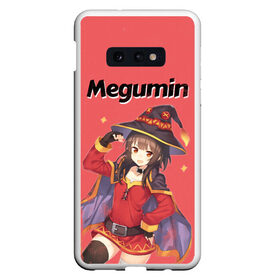 Чехол для Samsung S10E с принтом Megumin , Силикон | Область печати: задняя сторона чехла, без боковых панелей | Тематика изображения на принте: aqua | darkness | kazuma | kono subarashii | konosuba | megumin | аква | богиня благословляет этот прекрасный мир | даркнес | даркнесс | казума | коносуба | мегумин | юн юн