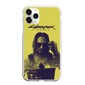 Чехол для iPhone 11 Pro матовый с принтом Cyberpunk 2077 , Силикон |  | 2077 | action | cyberpunk | cyberpunk 2077 | rpg | игра | киану ривз | киберпанк | найт сити | рпг