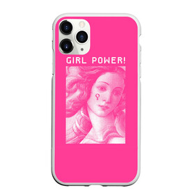 Чехол для iPhone 11 Pro Max матовый с принтом Girl Power! , Силикон |  | Тематика изображения на принте: fem | trend | venus | венера | давид | картина | леонардо да винчи | мона лиза | тренд