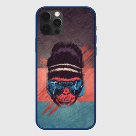 Чехол для iPhone 12 Pro Max с принтом Горилла , Силикон |  | горилла | животные | мир джунглей | обезьяна | очки | текстура