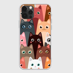 Чехол для iPhone 12 Pro Max с принтом Котики мультяшные , Силикон |  | cat | cats | cosmos | kitten | mem | memes | rose | roses | глаза | глазки | киска | космос | кот | котёнок | котик | котики | котэ | котята | кошак | кошка | кошки | красивая | мем | мемчики | милая | прикольная | розы | светлая