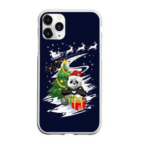 Чехол для iPhone 11 Pro матовый с принтом Рождественская Панда , Силикон |  | Тематика изображения на принте: 2021 | 21 | 2k21 | 2к21 | chrystmas | happy | lik | marry | new | panda | santa | snow | winter | xmas | year | год | годом | дед | елка | елки | клаус | лес | настроение | новогоднее | новогоднему | новый | новым | панда | по | рождество | с | 