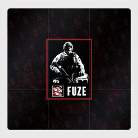 Магнитный плакат 3Х3 с принтом Fuze , Полимерный материал с магнитным слоем | 9 деталей размером 9*9 см | fuze | r6s | rainbow six siege | оперативник | персонаж | фьюз