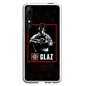 Чехол для Honor P Smart Z с принтом Glaz , Силикон | Область печати: задняя сторона чехла, без боковых панелей | glaz | r6s | rainbow six siege | глаз | оперативник | персонаж | снайпер