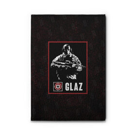 Обложка для автодокументов с принтом Glaz , натуральная кожа |  размер 19,9*13 см; внутри 4 больших “конверта” для документов и один маленький отдел — туда идеально встанут права | glaz | r6s | rainbow six siege | глаз | оперативник | персонаж | снайпер