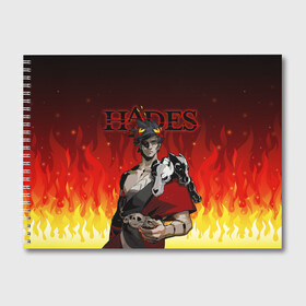 Альбом для рисования с принтом HADES ZAGREUS , 100% бумага
 | матовая бумага, плотность 200 мг. | Тематика изображения на принте: aphrodite | artemis | athena | hade | hades | nyx. | poseidon | zagreus | zeus | афродита | загрей | зевс | игра hades | посейдон