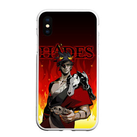 Чехол для iPhone XS Max матовый с принтом HADES ZAGREUS , Силикон | Область печати: задняя сторона чехла, без боковых панелей | aphrodite | artemis | athena | hade | hades | nyx. | poseidon | zagreus | zeus | афродита | загрей | зевс | игра hades | посейдон