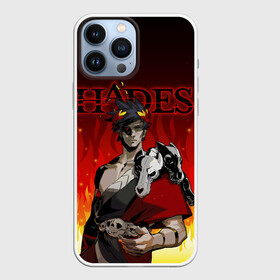 Чехол для iPhone 13 Pro Max с принтом HADES ZAGREUS ,  |  | Тематика изображения на принте: aphrodite | artemis | athena | hade | hades | nyx. | poseidon | zagreus | zeus | афродита | загрей | зевс | игра hades | посейдон