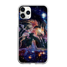 Чехол для iPhone 11 Pro матовый с принтом Дивные звери , Силикон |  | волшебство | грифон | единорог | звёзды | колыбельная | космос | кот | любовь | мечты | ночь | пара | сказка | сон