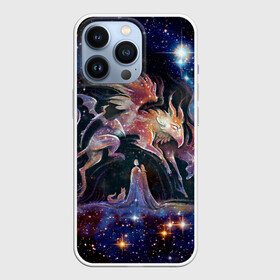 Чехол для iPhone 13 Pro с принтом Дивные звери ,  |  | волшебство | грифон | единорог | звёзды | колыбельная | космос | кот | любовь | мечты | ночь | пара | сказка | сон
