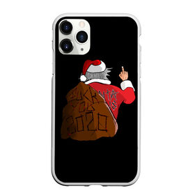 Чехол для iPhone 11 Pro Max матовый с принтом Santa claus , Силикон |  | 2020 | 2021 | claus | happy new year | new ear | santa | santa claus | snow | winter | year | год | новый | новый год