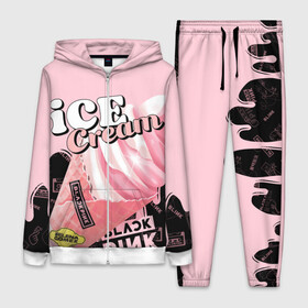 Женский костюм 3D с принтом BLACKPINK ICE CREAM ,  |  | black pink | blackpink | ice cream | k pop | блэкпинк | дженни | джису | к поп | лиса | розэ