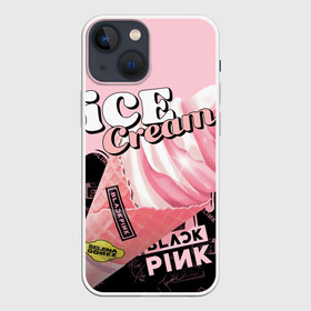 Чехол для iPhone 13 mini с принтом BLACKPINK ICE CREAM ,  |  | black pink | blackpink | ice cream | k pop | блэкпинк | дженни | джису | к поп | лиса | розэ
