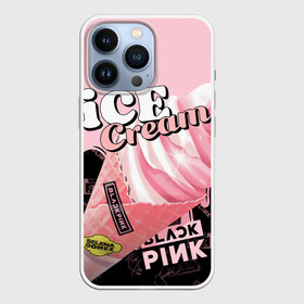 Чехол для iPhone 13 Pro с принтом BLACKPINK ICE CREAM ,  |  | black pink | blackpink | ice cream | k pop | блэкпинк | дженни | джису | к поп | лиса | розэ