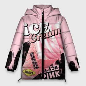 Женская зимняя куртка 3D с принтом BLACKPINK ICE CREAM , верх — 100% полиэстер; подкладка — 100% полиэстер; утеплитель — 100% полиэстер | длина ниже бедра, силуэт Оверсайз. Есть воротник-стойка, отстегивающийся капюшон и ветрозащитная планка. 

Боковые карманы с листочкой на кнопках и внутренний карман на молнии | black pink | blackpink | ice cream | k pop | блэкпинк | дженни | джису | к поп | лиса | розэ