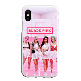 Чехол для iPhone XS Max матовый с принтом BLACKPINK , Силикон | Область печати: задняя сторона чехла, без боковых панелей | black pink | blackpink | k pop | блэкпинк | дженни | джису | к поп | лиса | розэ