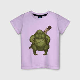 Детская футболка хлопок с принтом Жаба , 100% хлопок | круглый вырез горловины, полуприлегающий силуэт, длина до линии бедер | fantasy | monster | жаба | животные | земноводные | лягушка | монстр | фэнтези