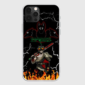 Чехол для iPhone 12 Pro Max с принтом Hades , Силикон |  | cracks | dark | fire | game | game   hades | hades | hades print | hades t shirt | zagreus | zagreus print | загрей | игра | игра   hades | кофта hades | огонь | принт hades | принт загрей | темный | трехглавый цербер | трещины | футболка 