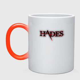 Кружка хамелеон с принтом Hades Logo (Z) , керамика | меняет цвет при нагревании, емкость 330 мл | 