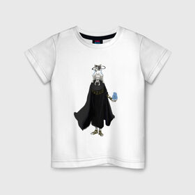 Детская футболка хлопок с принтом Демон , 100% хлопок | круглый вырез горловины, полуприлегающий силуэт, длина до линии бедер | fantasy | monster | демон | магия | монстр | скелет | фэнтези