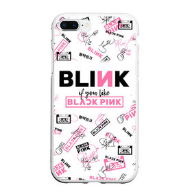 Чехол для iPhone 7Plus/8 Plus матовый с принтом BLACKPINK , Силикон | Область печати: задняя сторона чехла, без боковых панелей | black pink | blackpink | k pop | блэкпинк | дженни | джису | к поп | лиса | розэ