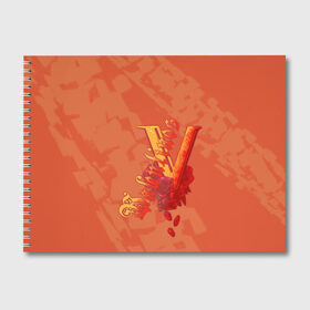 Альбом для рисования с принтом Valentinos Gang CP 2077 , 100% бумага
 | матовая бумага, плотность 200 мг. | Тематика изображения на принте: city | cyberpunk | gang | night | valentinos | андроид | киберпанк | киборг | найт | робот | сити