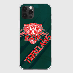 Чехол для iPhone 12 Pro Max с принтом Tiger Claws Gang CP 2077 , Силикон |  | city | claw | cyberpunk | gang | night | tiger | андроид | киберпанк | киборг | найт | робот | сити