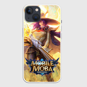 Чехол для iPhone 13 с принтом Mobile legends ,  |  | 5v5 | bang bang | dota | game | heroes | kill | legends | moba | mobile | mobile legends | mobile moba | pvp | герои | дота | игра | легенда | моба | мобла